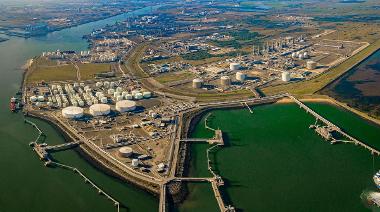 Drone image of Billingham Riverside and Chemical Complex, Seal Sands and North Tees